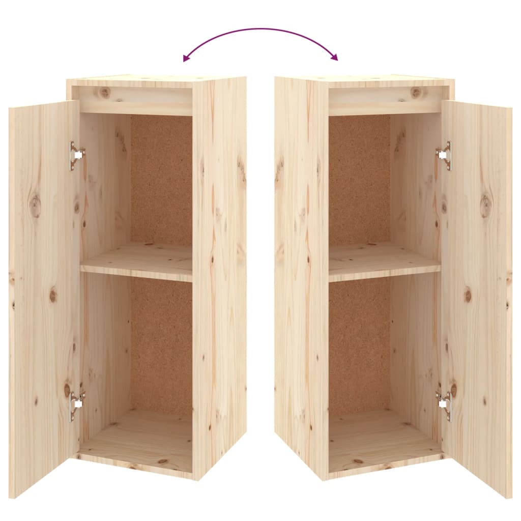 Veggskap 30x30x80 cm heltre furu