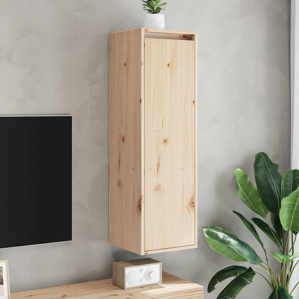 Veggskap 30x30x100 cm heltre furu vidaXL