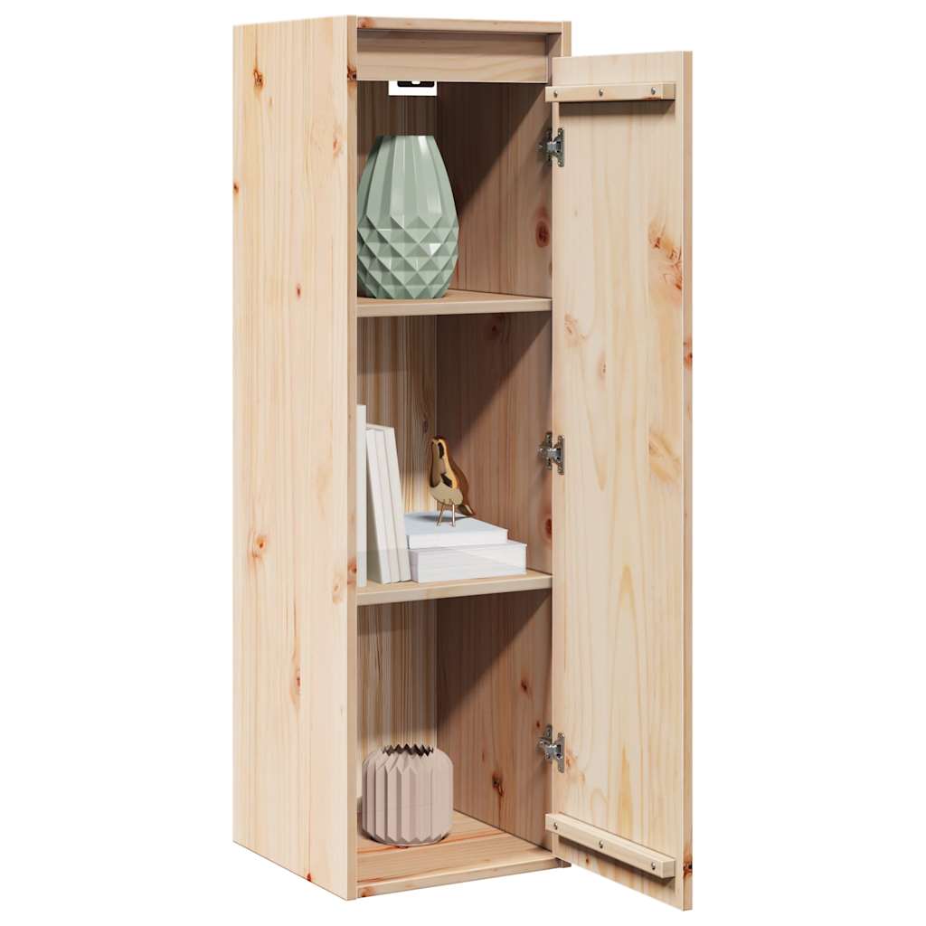 Veggskap 30x30x100 cm heltre furu vidaXL
