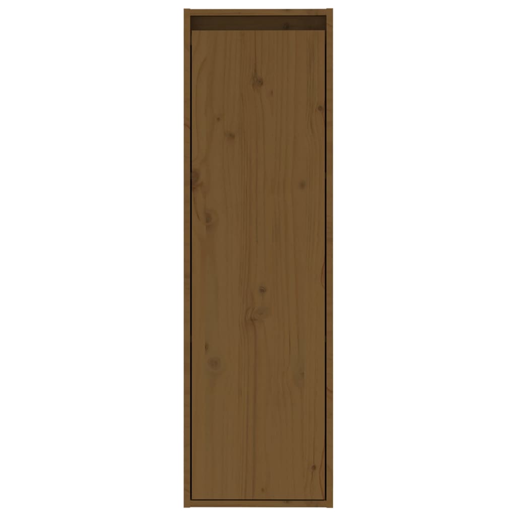 Veggskap honningbrun 30x30x100 cm heltre furu