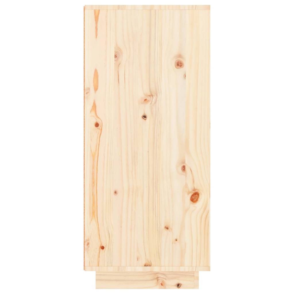Skoskap 60x35x80 cm heltre furu vidaXL