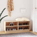 Skohylle 110x34x45 cm heltre furu