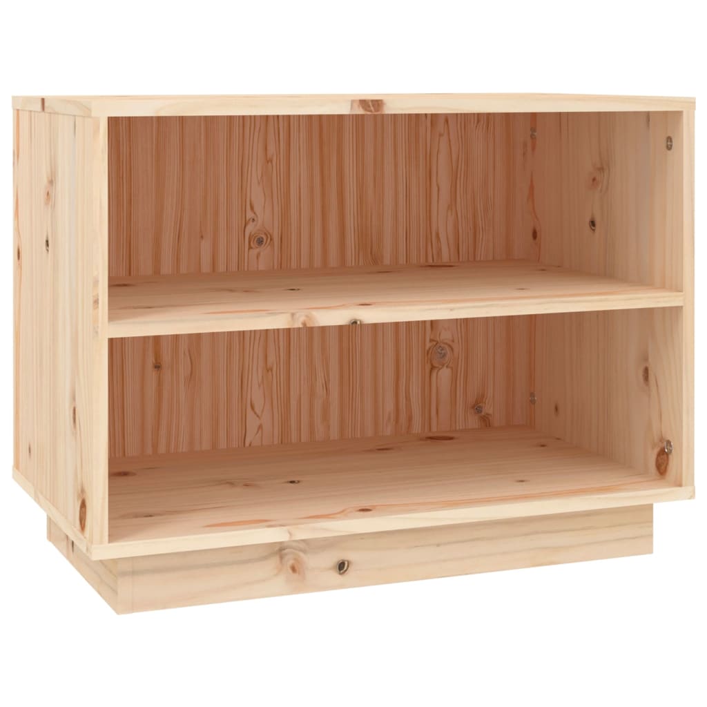 Skohylle 60x34x45 cm heltre furu vidaXL