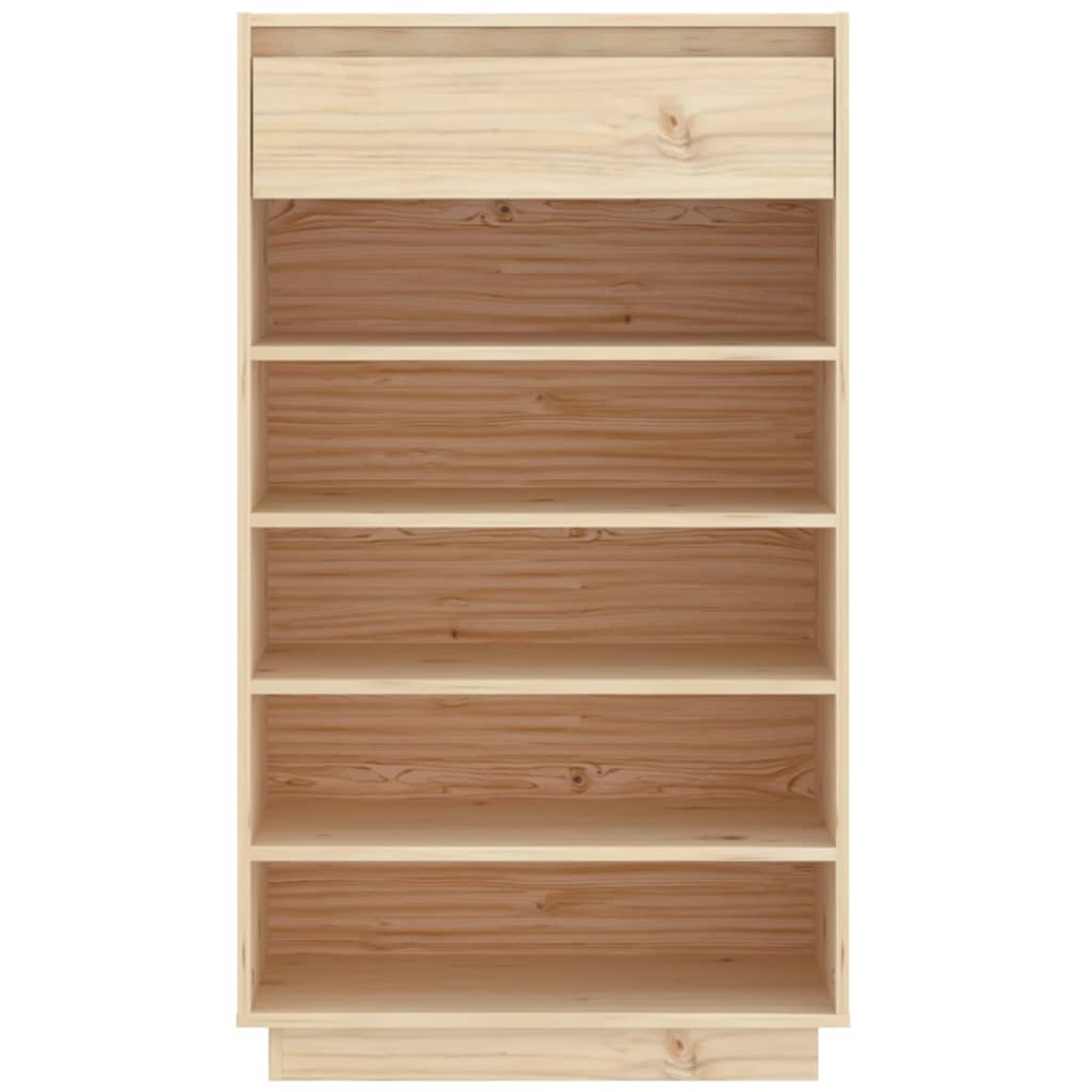 Skoskap 60x34x105 cm heltre furu