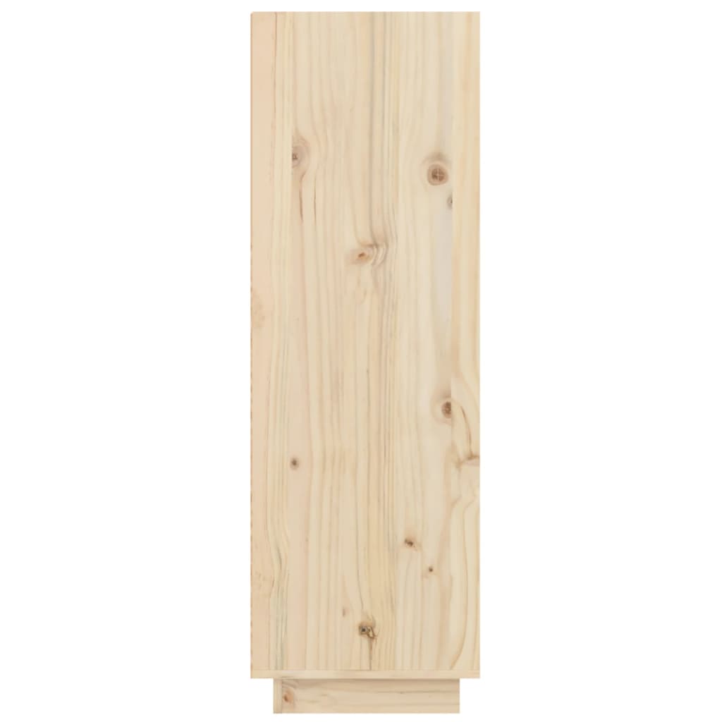 Skoskap 60x34x105 cm heltre furu