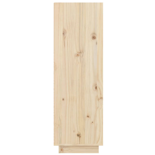 Skoskap 60x34x105 cm heltre furu