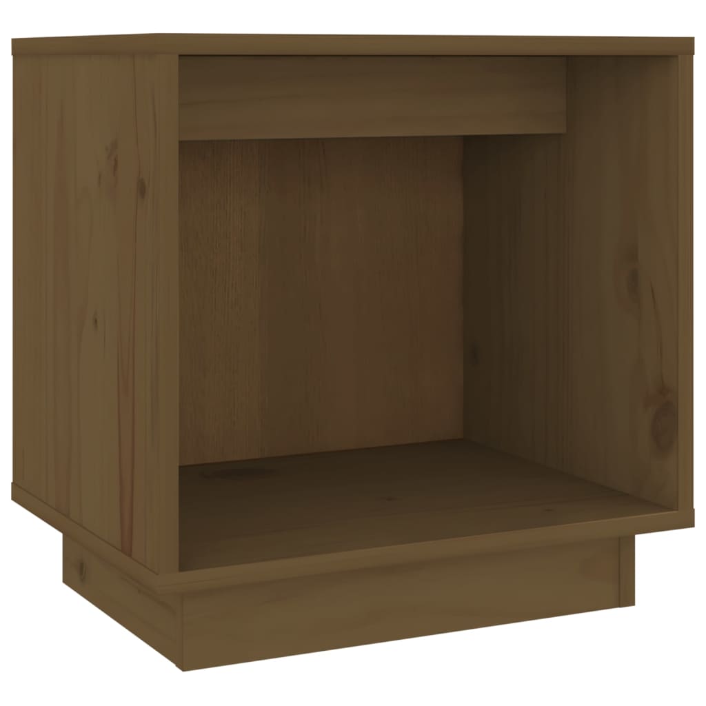 Nattbord honningbrun 40x30x40 cm heltre furu