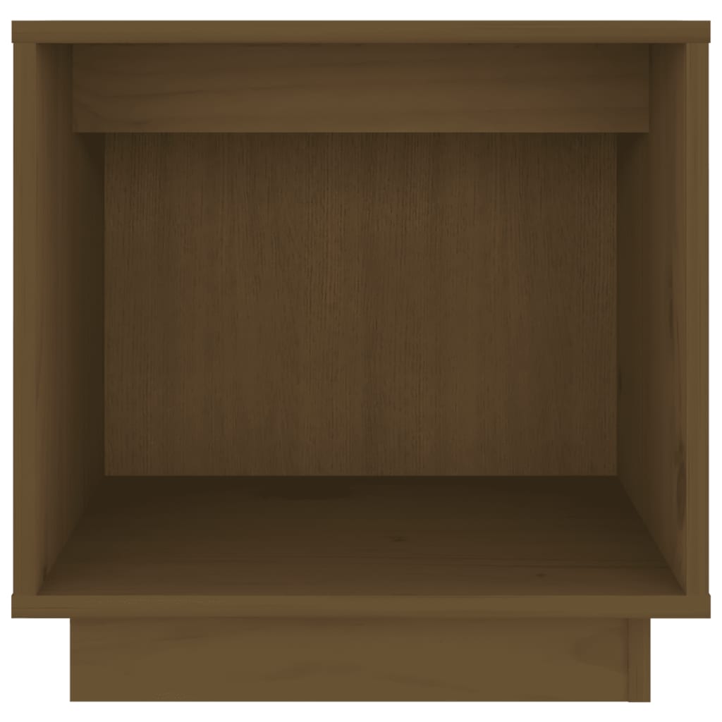 Nattbord 2 stk honningbrun 40x30x40 cm heltre furu