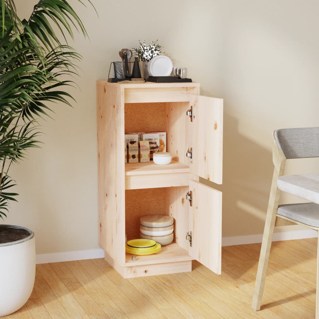 Skjenk 31,5x34x75 cm heltre furu