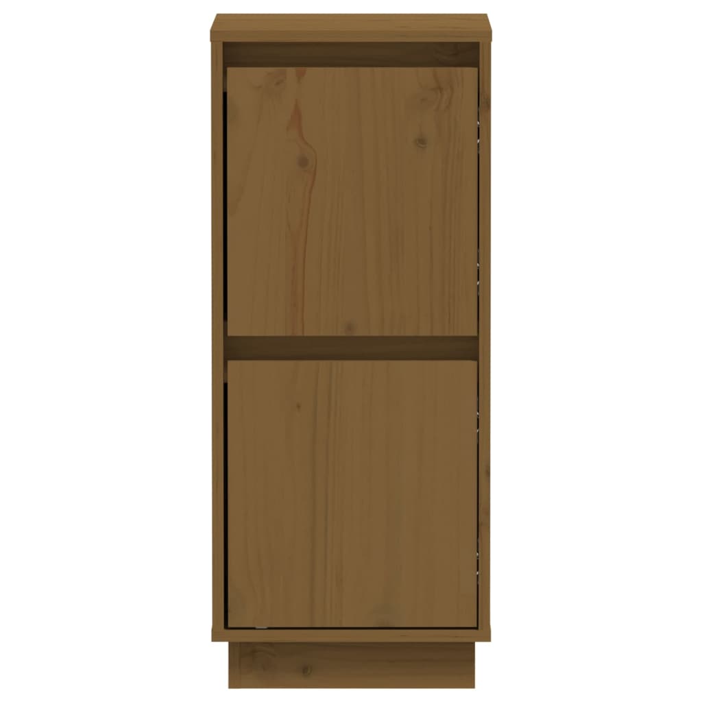 Skjenker 2 stk honningbrun 31,5x34x75 cm heltre furu