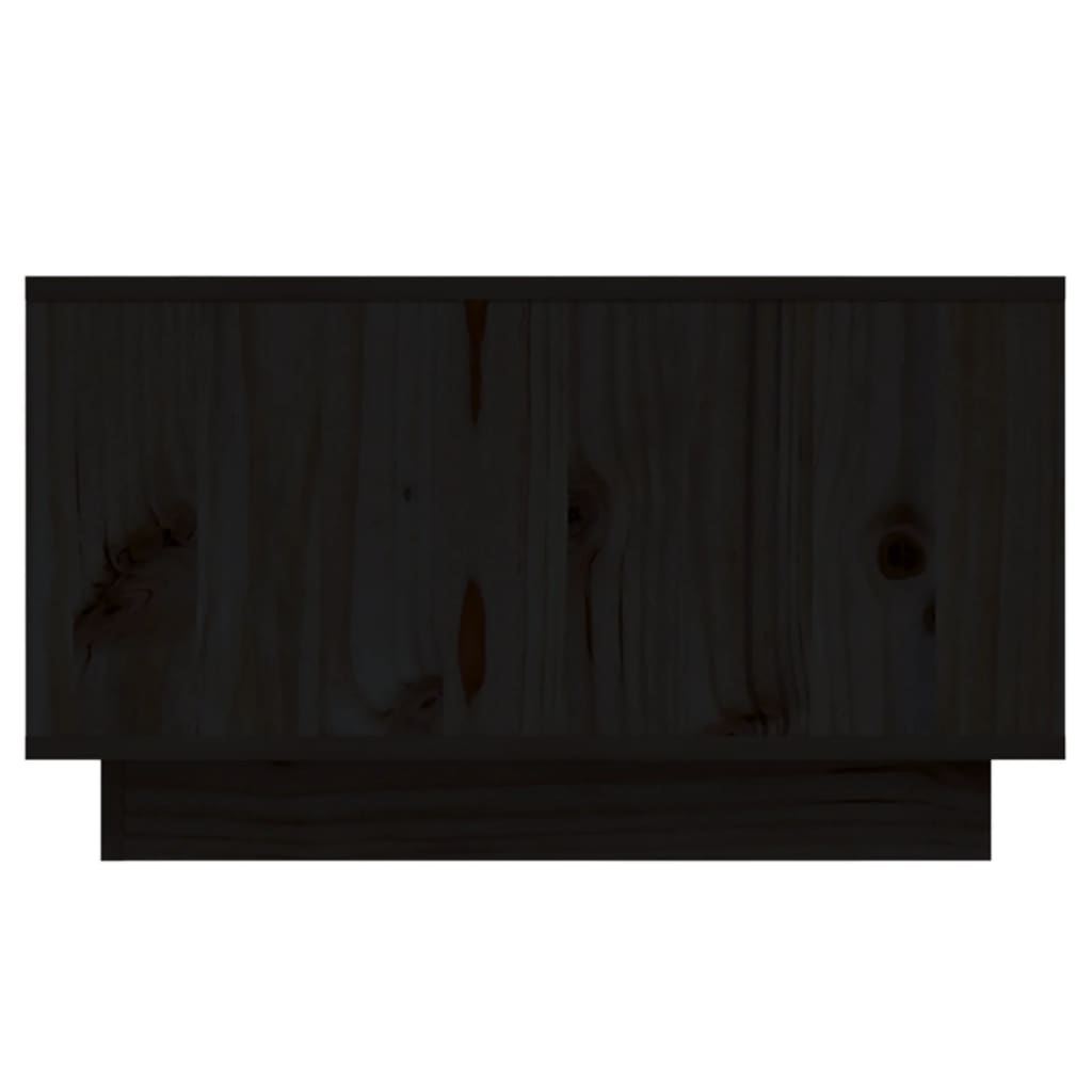 Salongbord svart 55x56x32 cm heltre furu