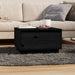 Salongbord svart 55x56x32 cm heltre furu
