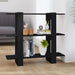 Bokhylle/romdeler svart 100x30x87 cm vidaXL