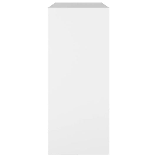 Bokhylle/romdeler hvit 80x30x72 cm