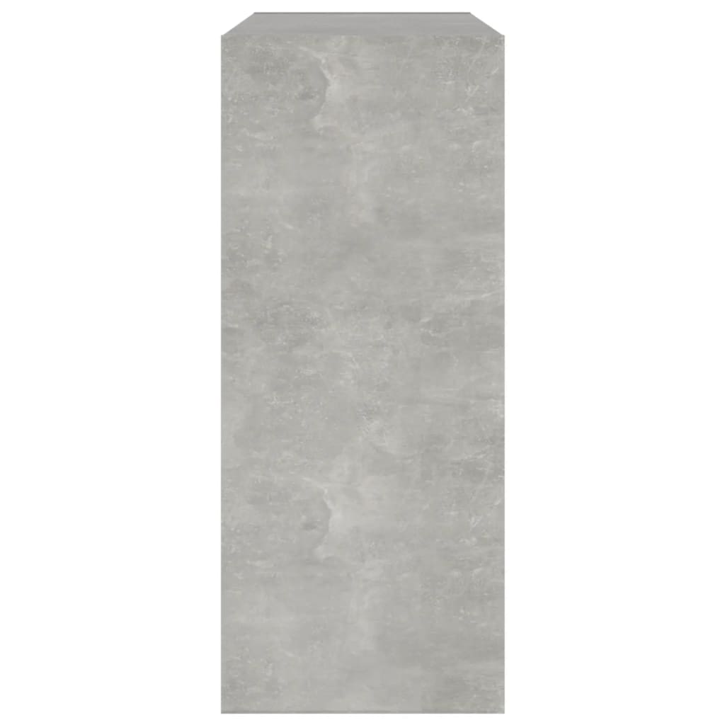 Bokhylle/romdeler betonggrå 80x30x72 cm