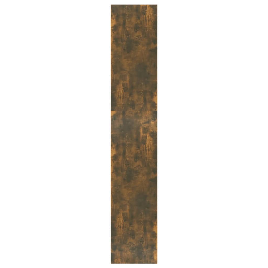 Bokhylle/romdeler røkt eik 60x30x166 cm konstruert tre