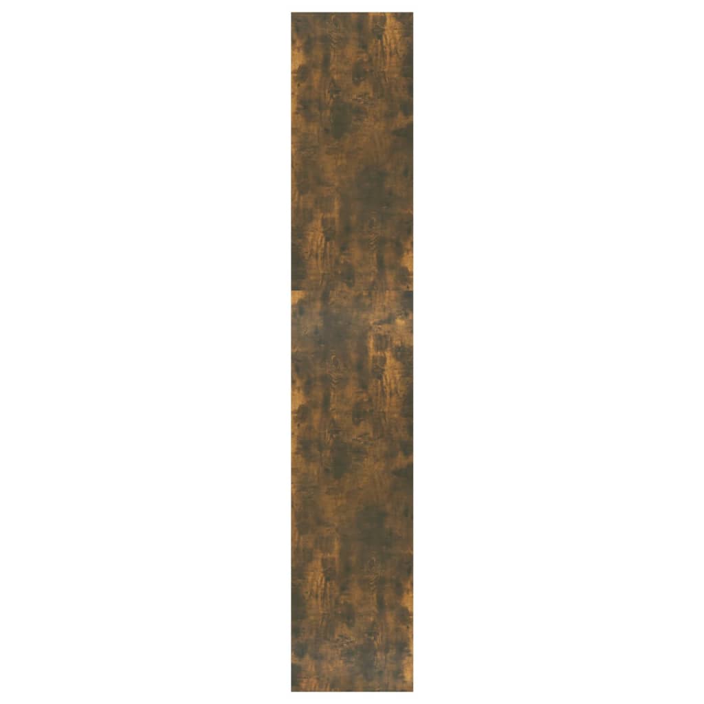 Bokhylle/romdeler røkt eik 80x30x166 cm konstruert tre