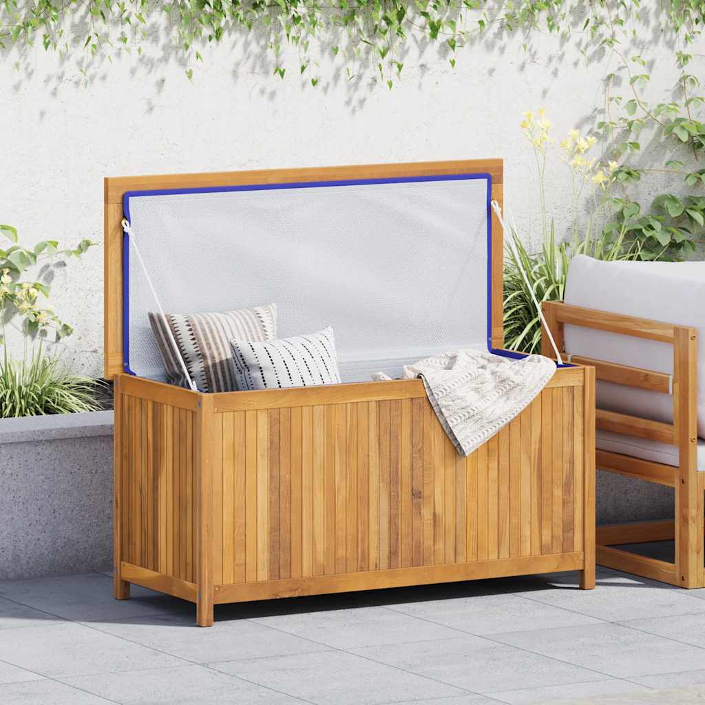 Hageboks 114x50x58 cm heltre teak vidaXL