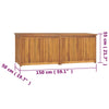 Hageboks 150x50x55 cm heltre teak