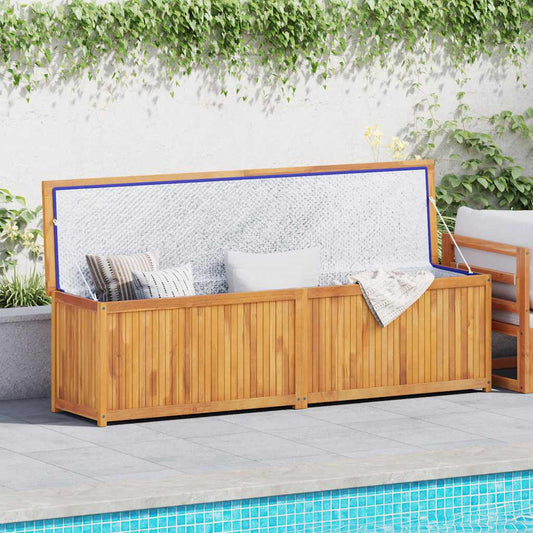 Hageboks 200x50x55 cm heltre teak