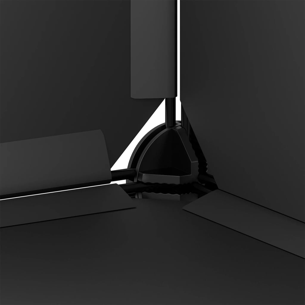 Oppbevaringshylle med 15 kuber svart PP