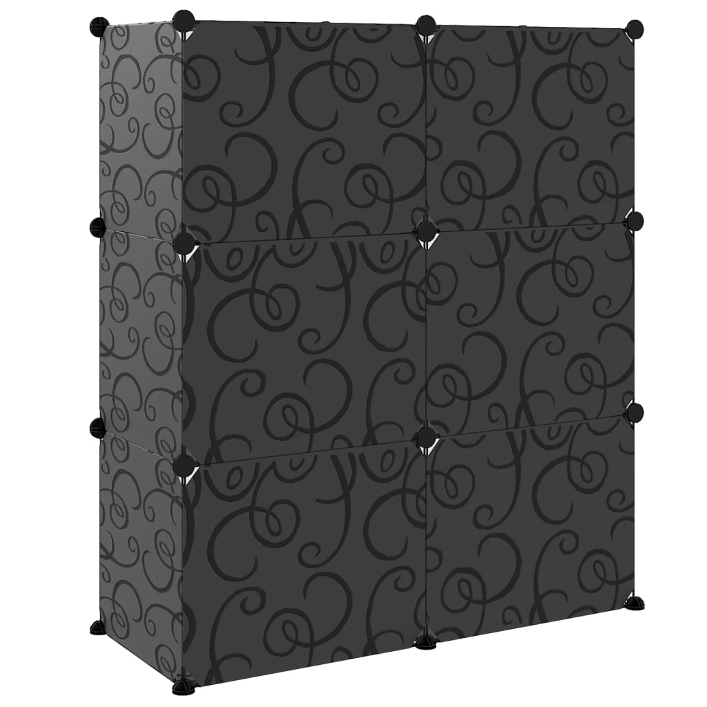 Skostativ svart 84,5x31x93,5 cm PP