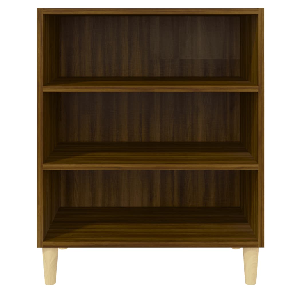 Skjenk brun eik 57x35x70 cm konstruert tre