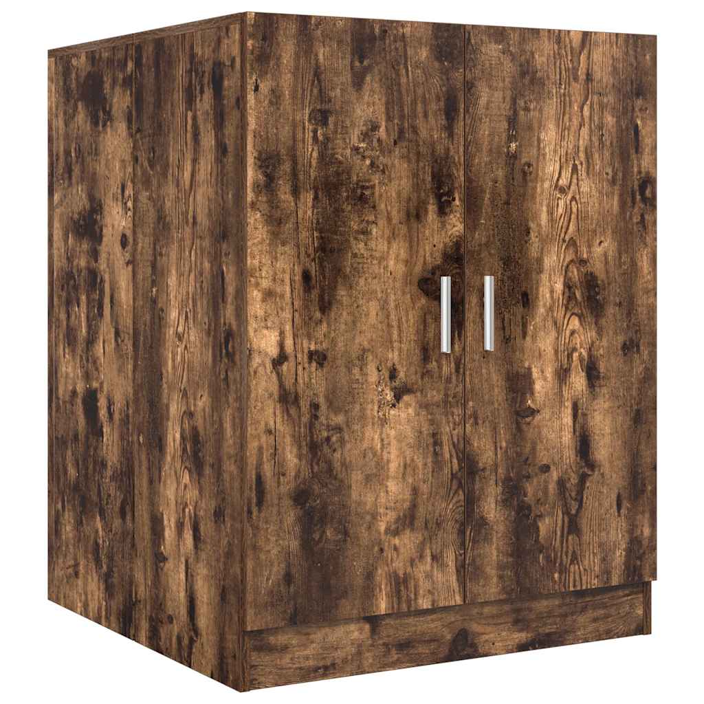 Vaskemaskinskap røkt eik 71x71,5x91,5 cm vidaXL