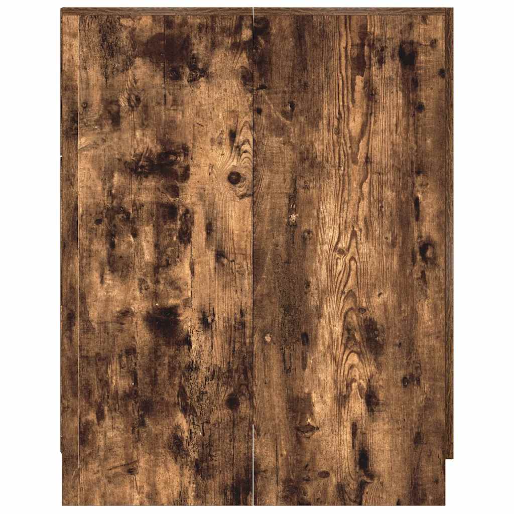 Vaskemaskinskap røkt eik 71x71,5x91,5 cm vidaXL