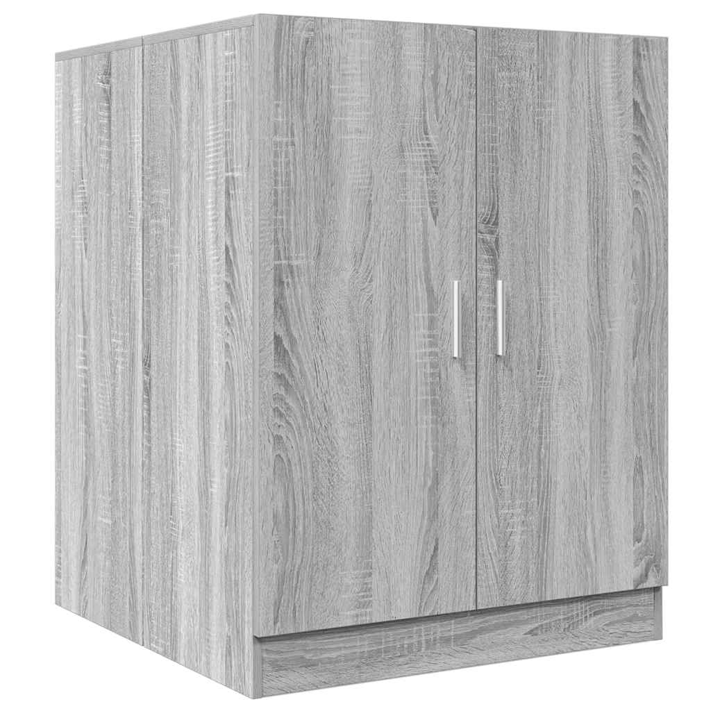 Vaskemaskinskap grå sonoma eik 71x71,5x91,5 cm