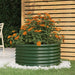 Plantekasse galvanisert stål 80x80x36 cm grønn