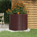 Plantekasse galvanisert stål 80x80x68 cm brun