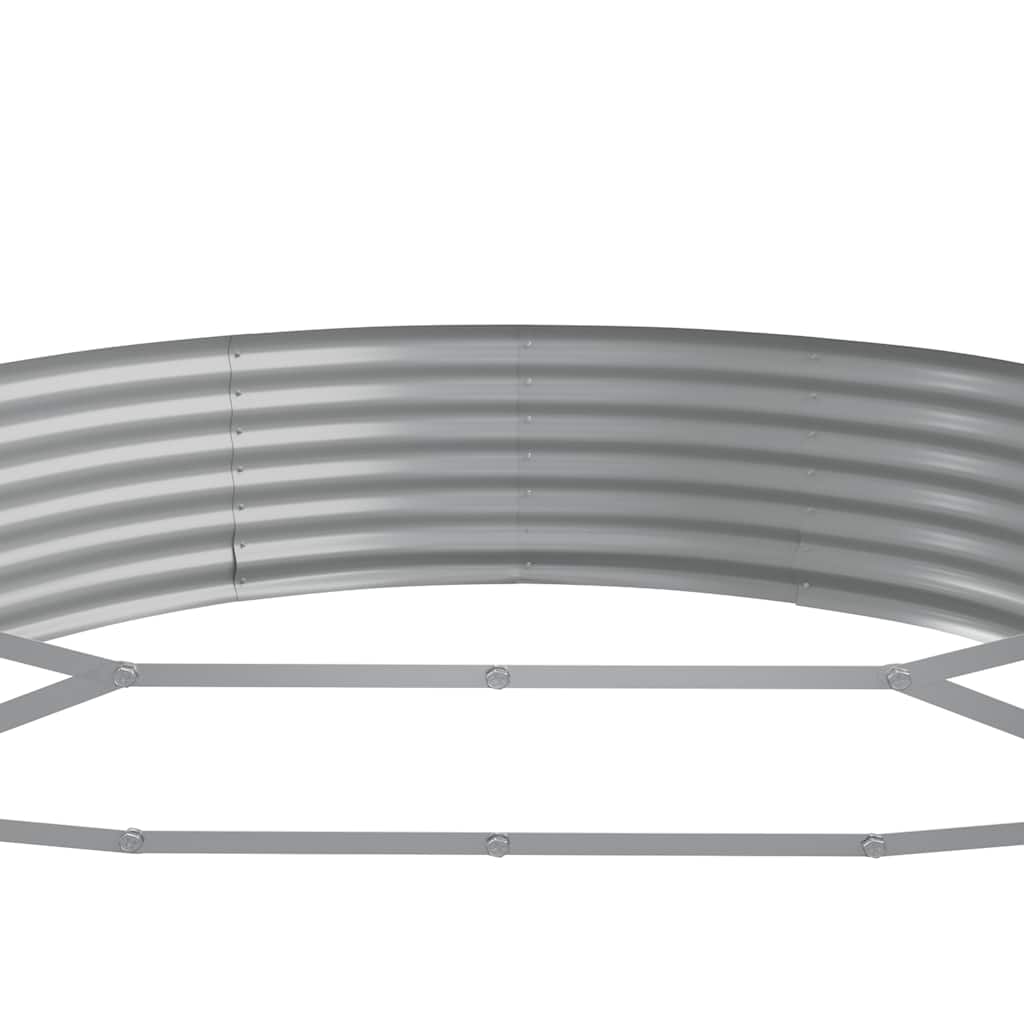 Høybed galvanisert stål 600x140x36 cm antrasitt