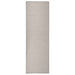 Utendørs flatvevd teppe 80x250 cm lysegrå