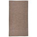 Utendørs flatvevd teppe 80x150 cm brun