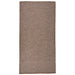 Utendørs flatvevd teppe 100x200 cm brun