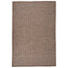 Utendørs flatvevd teppe 120x170 cm brun