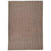Utendørs flatvevd teppe 160x230 cm brun