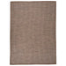 Utendørs flatvevd teppe 200x280 cm brun