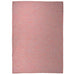 Utendørs flatvevd teppe 140x200 cm rød