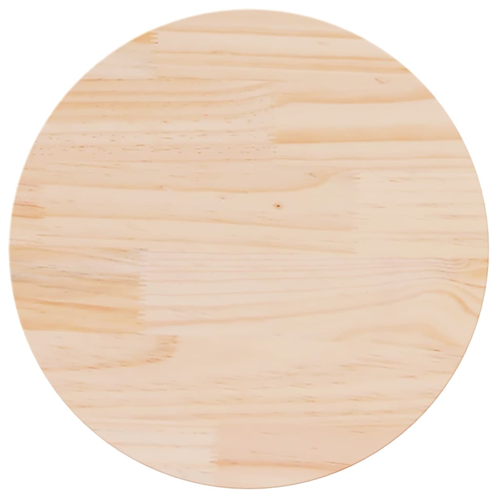 Bordplate Ø60x2,5 cm heltre furu