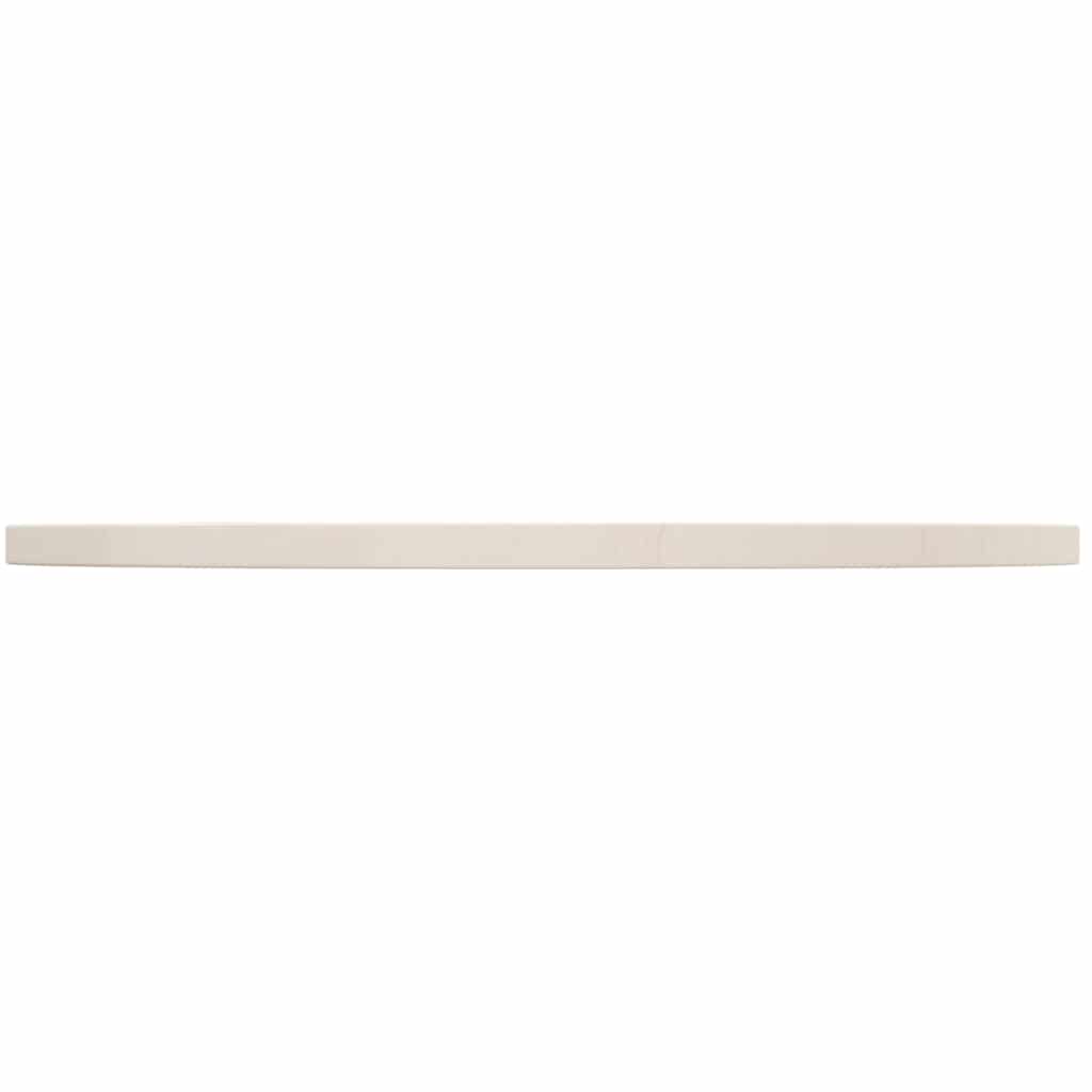 Bordplate hvit Ø70x2,5 cm heltre furu
