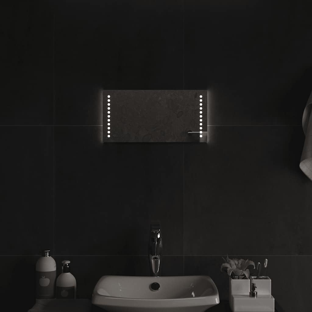 Baderomsspeil med LED 40x20 cm