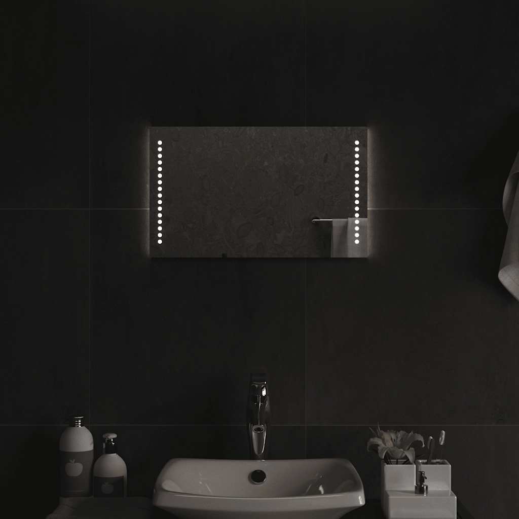 Baderomsspeil med LED 50x30 cm
