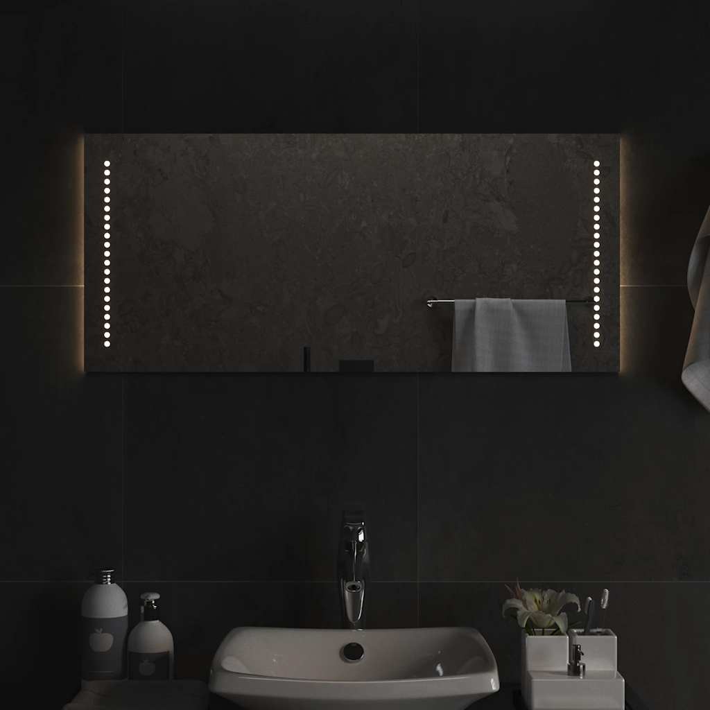 Baderomsspeil med LED 90x40 cm