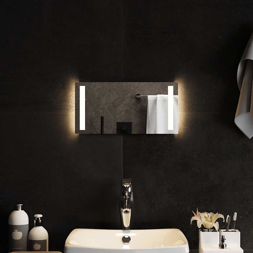 Baderomsspeil med LED 40x20 cm