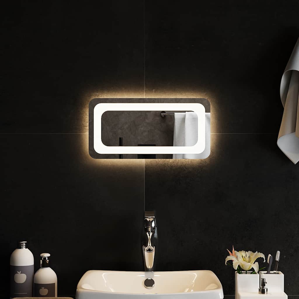 Baderomsspeil med LED 40x20 cm