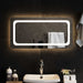 Baderomsspeil med LED 80x40 cm