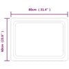 Baderomsspeil med LED 80x60 cm