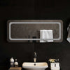 Baderomsspeil med LED 100x40 cm